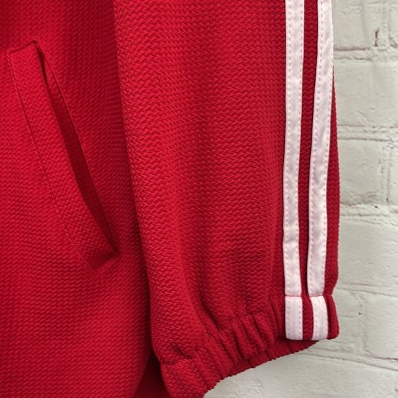 FRESH. Men's Pullover 1/4 zip Thermal Red pullover jacket/pullover. - Picture 4 of 9